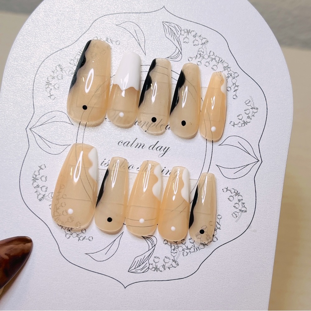 handmade gel nail, art nails, acrylic press on nail, fake nail